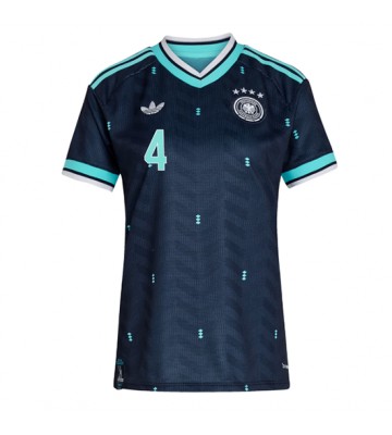 Tyskland Jonathan Tah #4 Udebanetrøje Dame VM 2026 Kortærmet